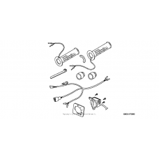 Heated grip (w/thermostat)