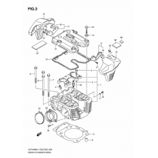 Rear cylinder head