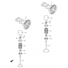 Camshaft - valve