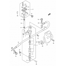 Rear master cylinder