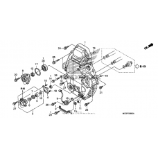 Rear crankcase cover