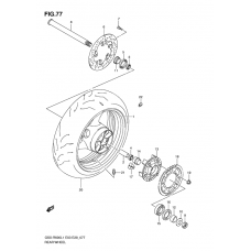 Rear wheel complete assy