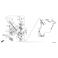 Передний тормозной цилиндр