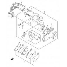 Rear caliper