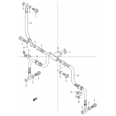 Front brake hose