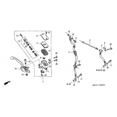 Fr. brake master cylinder