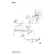 Rear master cylinder