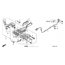 Rear brake caliper (1)