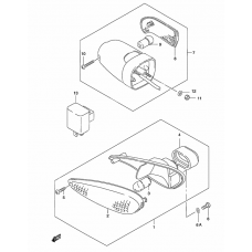 Turnsignal front & rear lamp