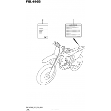 Информационные наклейки (Rm-Z450L6 E28)