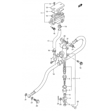 Rear master cylinder