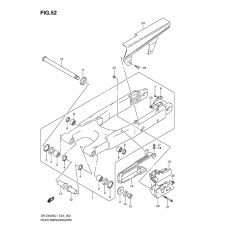 Rear swinging arm