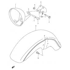 Headlamp housing              

                  Model x