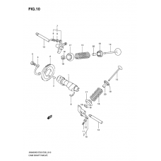 Cam shaft/valve