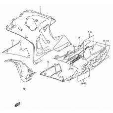 Under cowling              

                  Model k1