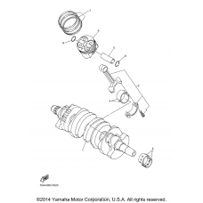 Crankshaft piston