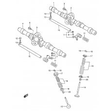 Camshaft - valve