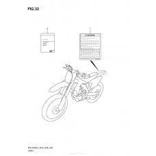 Информационные наклейки (Rm-Z450L4 E03)