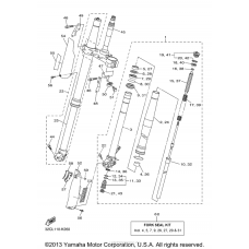 Вилка передней оси
