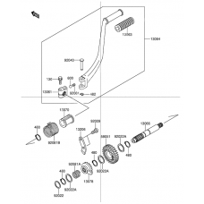 Kickstarter mechanism