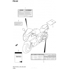 Информационные наклейки (Gsx-R1000L4 E28)