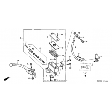 Front brake master cylinder (st1300)