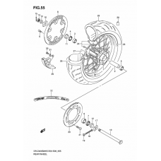 Rear wheel complete assy              

                  Model k5/k6