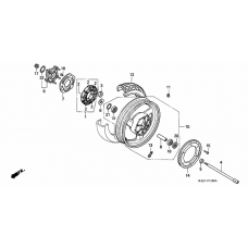 Rear wheel complete assy              

                  ST1100