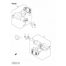 Turnsignal front & rear lamp              

                  Gsf650al2 e21
