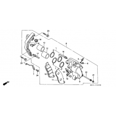 Front brake caliper              

                  CB750