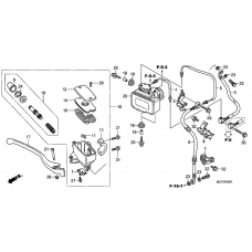 Front brake master cylinder              

                  ABS