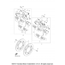 Front brake caliper