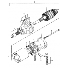 Starting motor