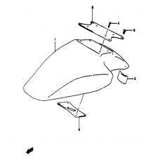 Front fender              

                  Gsf1200st/sv/sav/sw/saw/sx/sax/sy/say