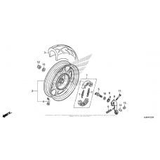 Заднее колесо