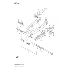 Rear swinging arm