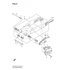 Rear swinging arm