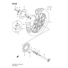 Rear wheel complete assy