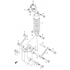 Rear cushion lever