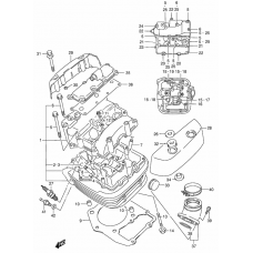 Cylinder head              

                  Front