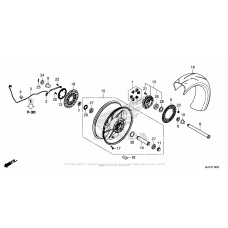 Заднее колесо