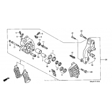 Front brake caliper (2)