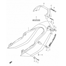 Seat tail cover              

                  Gsf1200k3