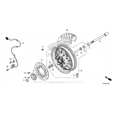 Передние колесо