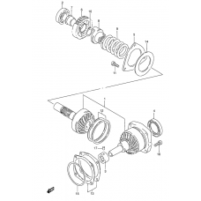 Secondary drive gear