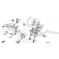 Handlebar + top bridge
