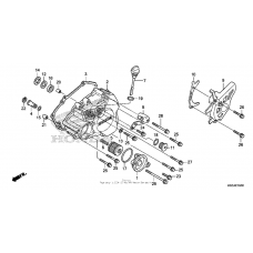 Left crankcase cover