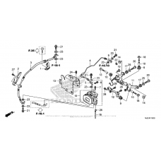 Rear valve unit (cbr600ra)