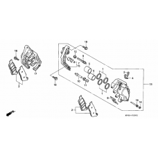 Front brake caliper              

                  CBR600FS/3F/T/3T/SET