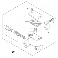 Front master cylinder              

                  Model k2,  k3